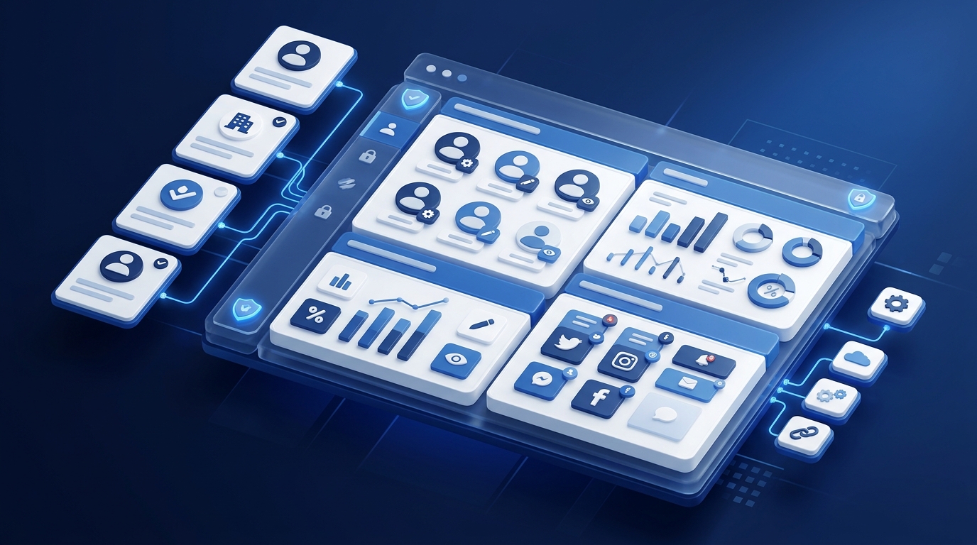 Plataforma multi-usuario SaaS para agencias
